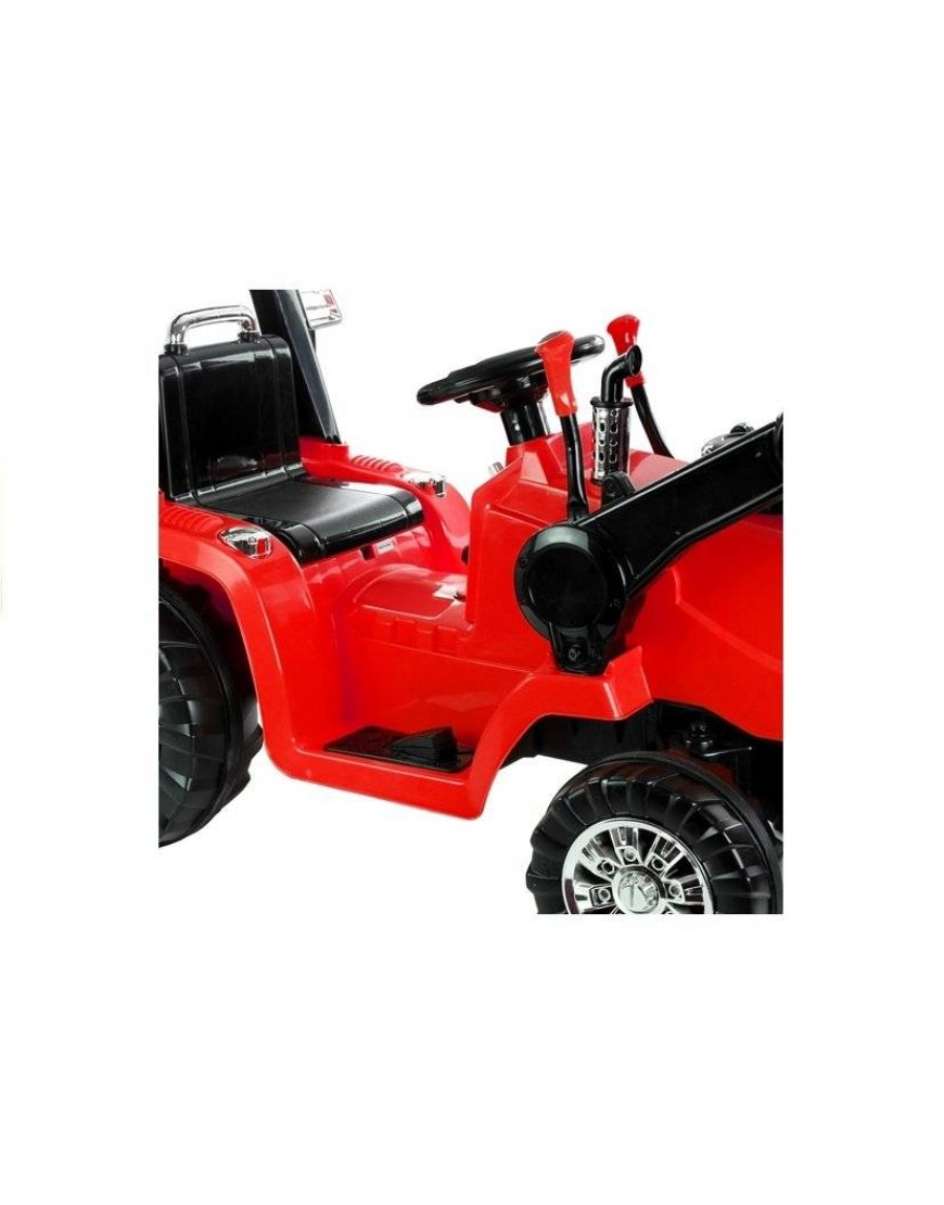 Rdeč otroški traktor / bager